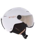 Vignette Cairn, Orbit Visor casque de ski avec visière unisexe Mat White Coffee blanc 