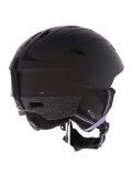 Vignette Cairn, Profil casque de ski unisexe Mat Black Leopard noir, violet 