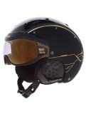 Vignette Casco, SP-6 Limited casque de ski avec visière unisexe Circuit Gold-Black noir, Or 