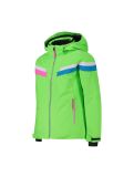 Vignette CMP, 32W0075 veste de ski enfants apple fluo vert 