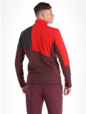 Vignette CMP, 33E1077 pull de ski hommes Burgundy bordeaux, orange, violet 