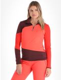 Vignette CMP, 33L0346 pull de ski femmes Burgundy bordeaux, rose, rouge 