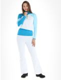 Vignette CMP, 33L0346 pull de ski femmes Giada blanc, bleu 