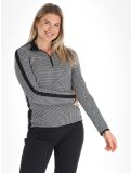 Vignette CMP, 33L0476 pull de ski femmes White Black blanc, noir 