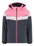 Vignette CMP, 33W0215 veste de ski enfants Titanium gris, rose 