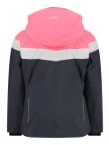 Vignette CMP, 33W0215 veste de ski enfants Titanium gris, rose 