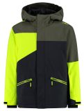 Vignette CMP, 33W0624 veste de ski enfants Anthracite / Yellow Fluo gris, jaune 