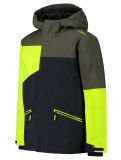 Vignette CMP, 33W0624 veste de ski enfants Anthracite / Yellow Fluo gris, jaune 