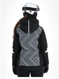 Vignette CMP, 33W0686 veste de ski femmes Black White blanc, noir 