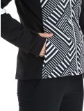 Vignette CMP, 33W0686 veste de ski femmes Black White blanc, noir 