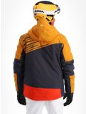 Vignette CMP, 33W0817 veste de ski hommes Pumpkin gris, orange 