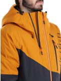 Vignette CMP, 33W0817 veste de ski hommes Pumpkin gris, orange 