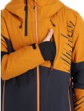 Vignette CMP, 33W0817 veste de ski hommes Pumpkin gris, orange 