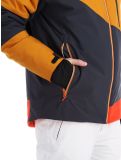 Vignette CMP, 33W0817 veste de ski hommes Pumpkin gris, orange 