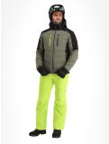 Vignette CMP, 33W0837 veste de ski hommes Kaki noir, vert 