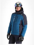 Vignette CMP, 33W0837 veste de ski hommes Petrol bleu, noir 