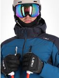 Vignette CMP, 33W0837 veste de ski hommes Petrol bleu, noir 