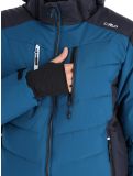 Vignette CMP, 33W0837 veste de ski hommes Petrol bleu, noir 