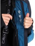 Vignette CMP, 33W0837 veste de ski hommes Petrol bleu, noir 