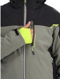 Vignette CMP, 33W0897 veste de ski softshell hommes Kaki vert 