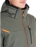 Vignette CMP, 33W0897 veste de ski softshell hommes Olive vert 