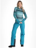 Vignette CMP, 34L2096 pull de ski femmes Teal / Aqua bleu, vert 