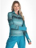 Vignette CMP, 34L2096 pull de ski femmes Teal / Aqua bleu, vert 