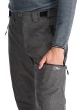 Vignette CMP, 34W4387 pantalon de ski hommes Black Melange gris 