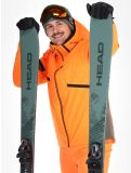 Vignette CMP, 34W4677 veste de ski hommes Fanta Fluo orange 