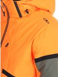 Vignette CMP, 34W4677 veste de ski hommes Fanta Fluo orange 