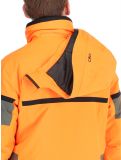 Vignette CMP, 34W4677 veste de ski hommes Fanta Fluo orange 