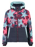 Vignette CMP, 34W4865P veste de ski enfants Aqua  / Gloss / Teal multicolore, rose 