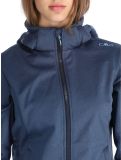 Vignette CMP, 39A5006M veste de ski softshell femmes Blue Melange / Niagara bleu 