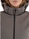 Vignette CMP, 39A5006M veste de ski softshell femmes Sesam Mel Black beige, noir 