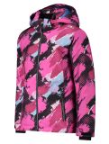 Vignette CMP, 39W2085 veste de ski enfants Festival / Skylight bleu, rose 