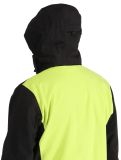 Vignette CMP, 3A01787N veste de ski softshell hommes Acid Yellow / Black jaune, noir 