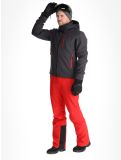 Vignette CMP, 3A01787N veste de ski softshell hommes Anthracite / Black / Chili gris, noir, rouge 