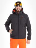 Vignette CMP, 3A01787N veste de ski softshell hommes Anthracite Flamingo Fluo gris 