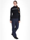 Vignette CMP, 7H96301 pull de ski femmes Black Blue bleu 