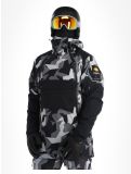 Vignette ColourWear, Foil veste de ski hommes Camo Grey gris, noir 