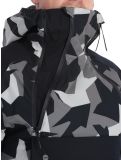 Vignette ColourWear, Foil veste de ski hommes Camo Grey gris, noir 