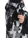 Vignette ColourWear, Foil veste de ski hommes Camo Grey gris, noir 