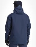 Vignette ColourWear, U Mountain Cargo veste de ski unisexe Navy bleu 