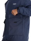 Vignette ColourWear, U Mountain Cargo veste de ski unisexe Navy bleu 