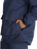 Vignette ColourWear, U Mountain Cargo veste de ski unisexe Navy bleu 