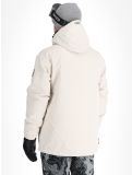 Vignette ColourWear, U Mountain Cargo veste de ski unisexe Off-White blanc 