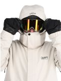 Vignette ColourWear, U Mountain Cargo veste de ski unisexe Off-White blanc 