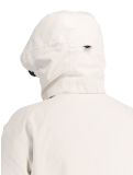 Vignette ColourWear, U Mountain Cargo veste de ski unisexe Off-White blanc 