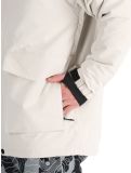 Vignette ColourWear, U Mountain Cargo veste de ski unisexe Off-White blanc 