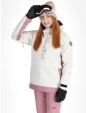 Vignette ColourWear, W Signature anorak d'hiver femmes Off-White blanc, violet 